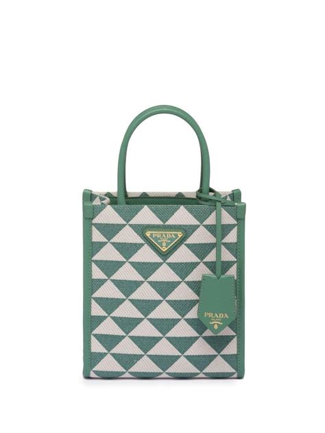 prada symbole mini tote bag